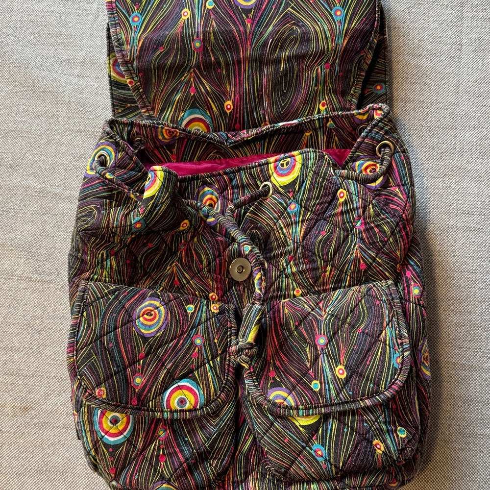 Yak Pak Colorful Patterned Backpack - Picture 3 of 4